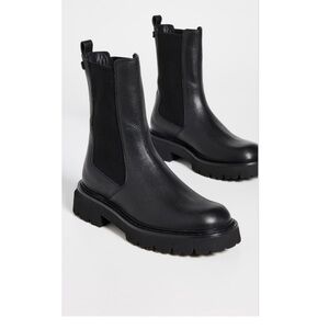 Ferragamo | Oderico Black Chunky Chelsea Boots New Size 8